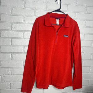 Men's Patagonia Synchilla Quarter Zip Fleece Pullover Long Sleeve - Size Medium
